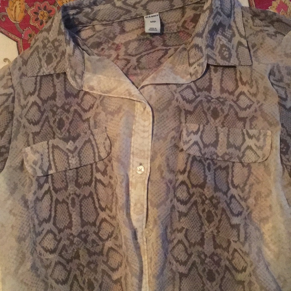 Old Navy Snake Skin Print